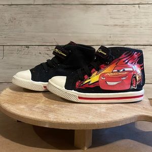 Disney Pixar - High Top Shoes, Lightning McQueen Toddler Shoes (Size 6)